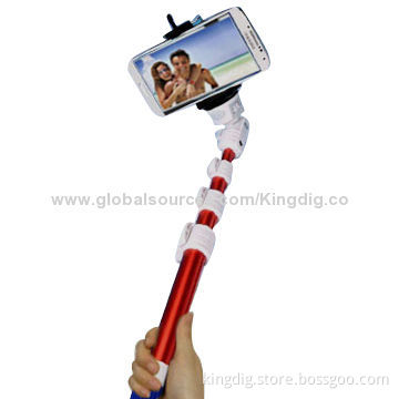Extendable Handheld Bluetooth Monopod for iOS and Android Cellphone/iPad